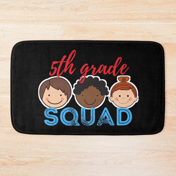 Item preview, Fifth (5th) Grade Squad w/Kid Faces designed and sold by The Long's Way Home.