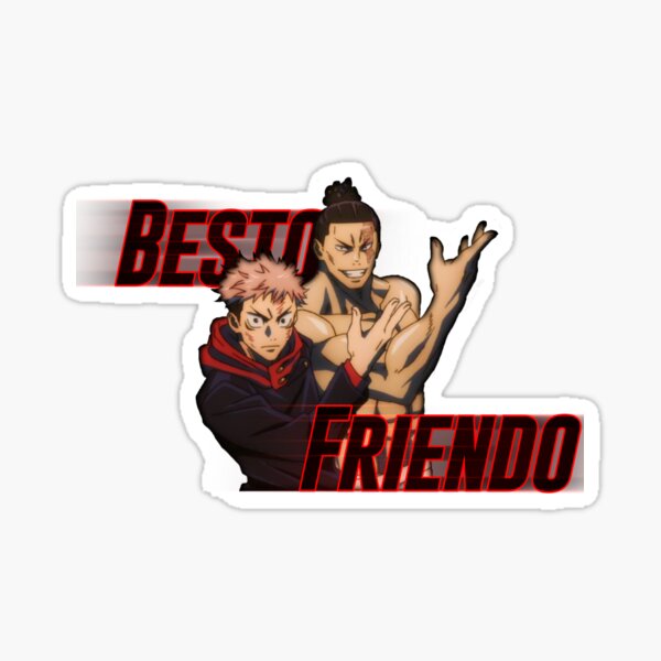 Itadori and Todo | Jujutsu Kaisen | Besto Friendo  Sticker