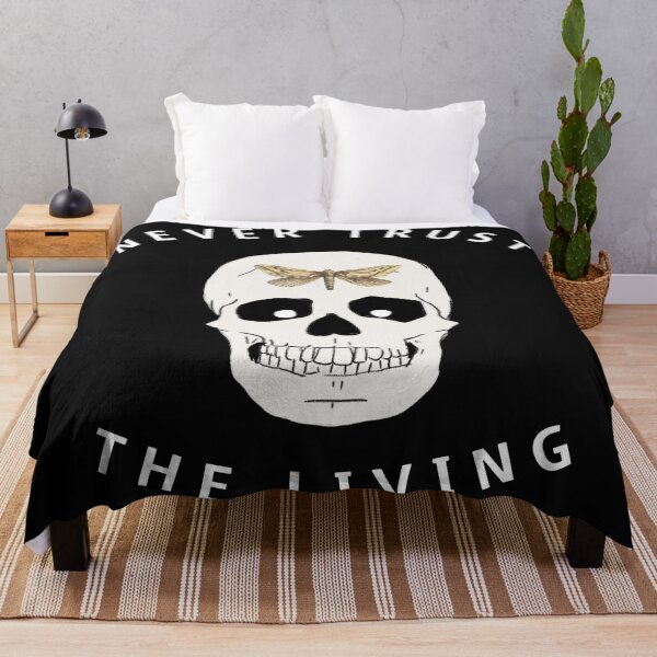Item preview, NEVER TRUST THE LIVING designed and sold by RetroPlaceee.