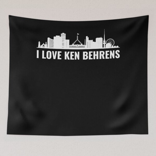 Item preview, I Love Ken Behrens - Canberra Australian City Skyline Cap tshirt designed and sold by RandolphDejesus.