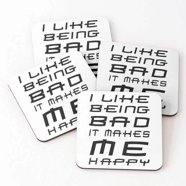 Item preview, I Like Being Bad. It Makes Me Happy. designed and sold by ForeverTobey.