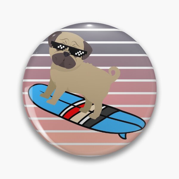 Item preview, Dog On Surfboard designed and sold by CreativeMansion.