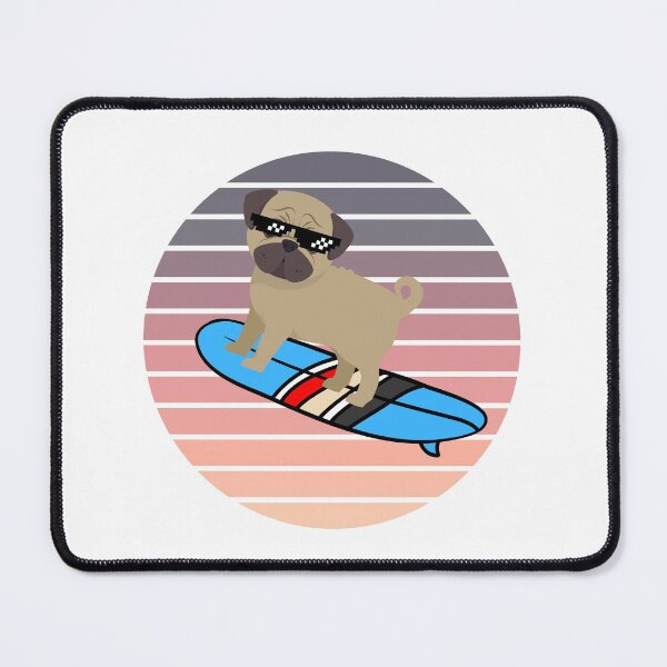 Item preview, Dog On Surfboard designed and sold by CreativeMansion.