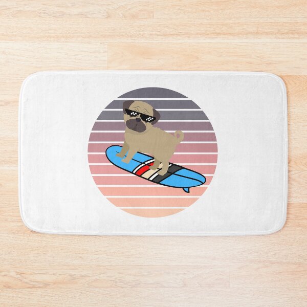 Item preview, Dog On Surfboard designed and sold by CreativeMansion.