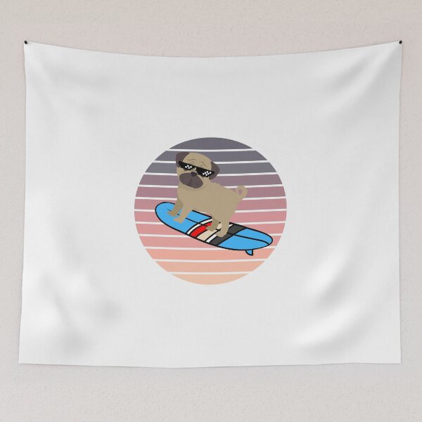 Item preview, Dog On Surfboard designed and sold by CreativeMansion.