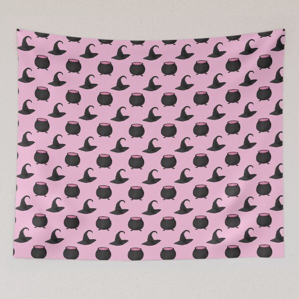 Item preview, Pink Witch Halloween Pattern  Design designed and sold by boopsblunt.