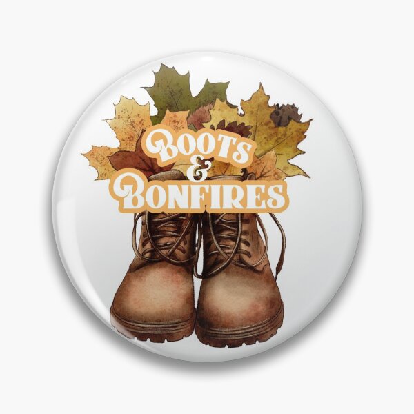 Item preview, Boots And Bonfires Fall Design designed and sold by offyourback.