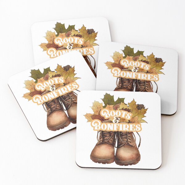 Item preview, Boots And Bonfires Fall Design designed and sold by offyourback.