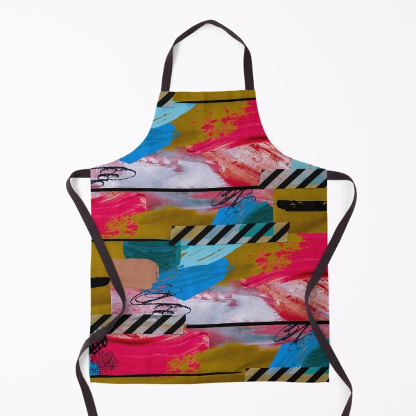 Item preview, Acrylic Stripped Taped Collage Patterned designed and sold by Designs By YL.