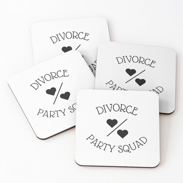 Item preview, Divorce Party Squad, Divided Hearts Design designed and sold by Auntieck.