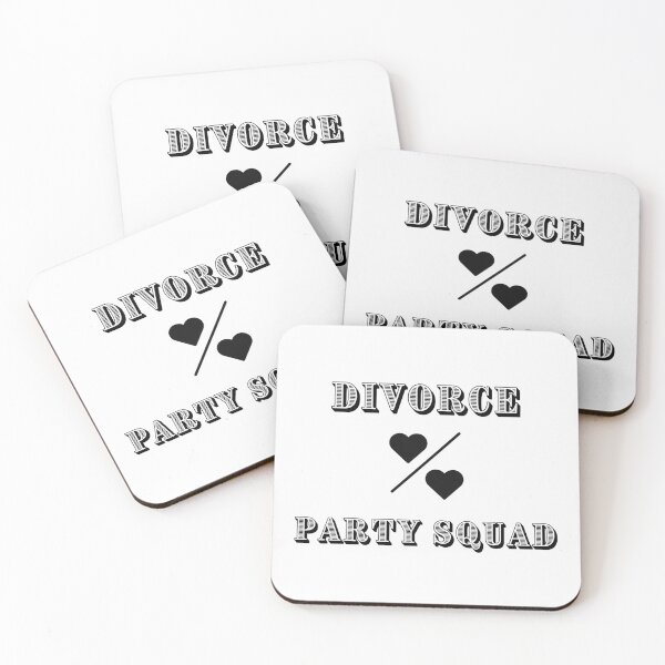 Item preview, Divorce Party Squad, Divided Hearts Design designed and sold by Auntieck.