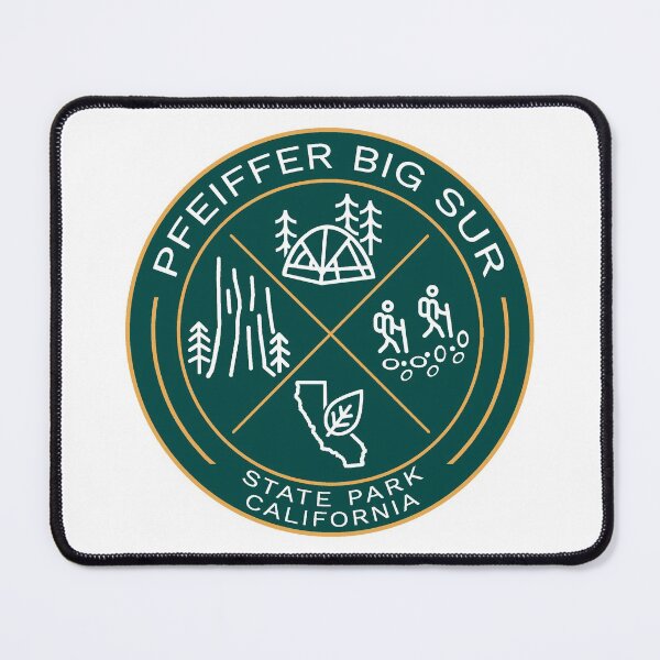 Item preview, Pfeiffer Big Sur State Park Heraldic Logo designed and sold by VanyaKar.