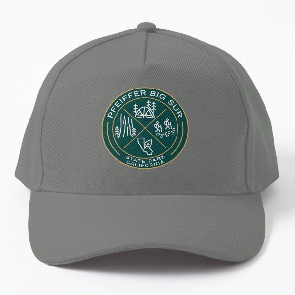 Pfeiffer Big Sur State Park Heraldic Logo Baseball Cap