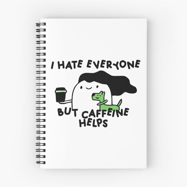 Item preview, I Hate Everyone But Caffeine Helps designed and sold by InkonoStore.