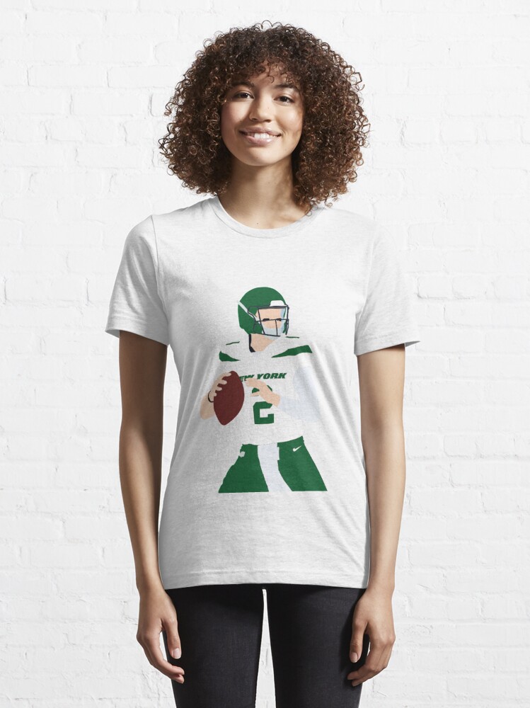 Zach Wilson 2 New York Jets football player glitch poster shirt