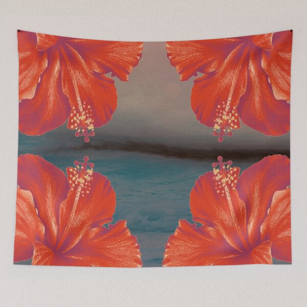 Item preview, I Told Sunset About You - 4 Hibiscus Flowers designed and sold by marina ralston.