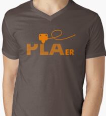 PLAer 3D Printer Enthusiast Men's V-Neck T-Shirt