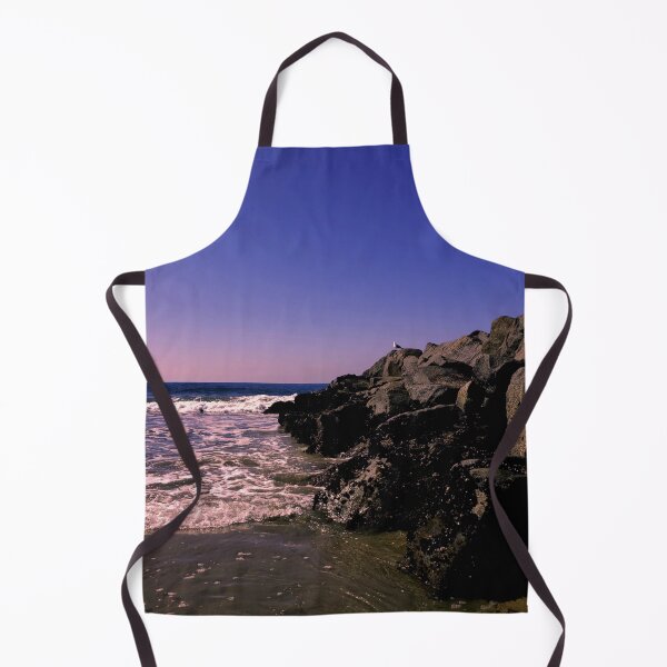 Item preview, Beach Waves At A Rocky Beach | Pink and Blue Sunset Chill Vibes designed and sold by ChrisDaniPhotos.