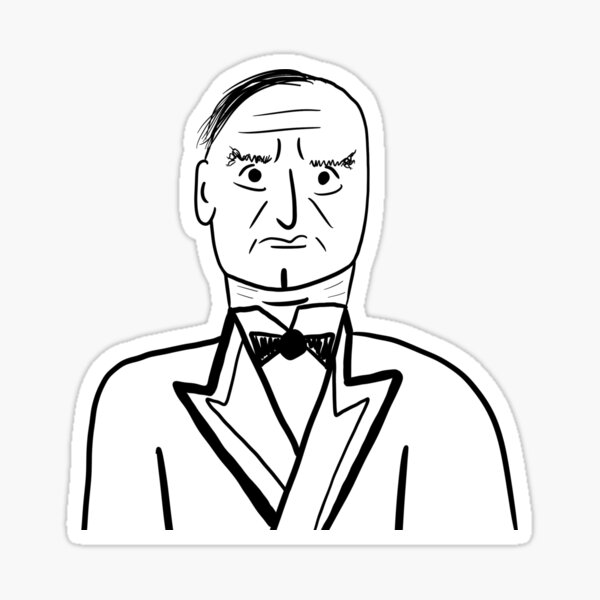 Item preview, Poorly Drawn William McKinley designed and sold by eesienk.