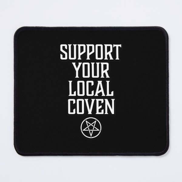 Item preview, Support Your Local Coven, Witch Wicca Pentagram  designed and sold by GRAPHICxBOMB.