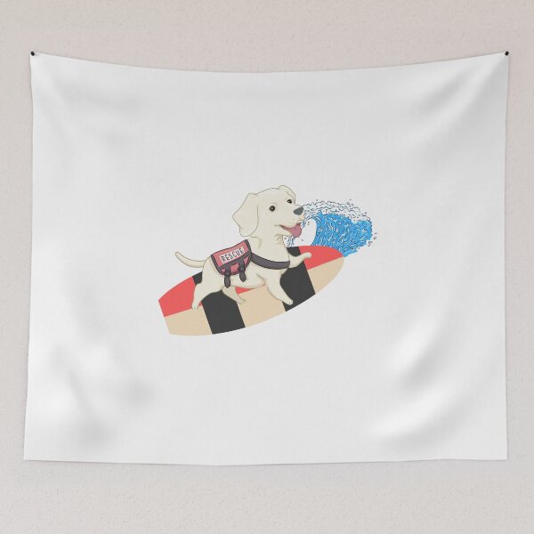Item preview, Dog On Surfboard designed and sold by CreativeMansion.