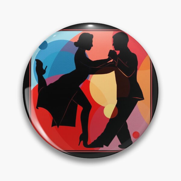 Item preview, Argentine Tango Dance Couple Silhouette doing a Boleo designed and sold by infinitetango.