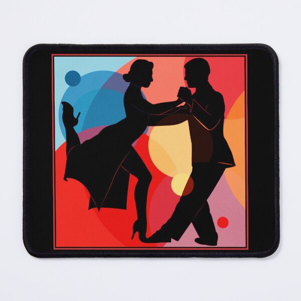 Item preview, Argentine Tango Dance Couple Silhouette doing a Boleo designed and sold by infinitetango.