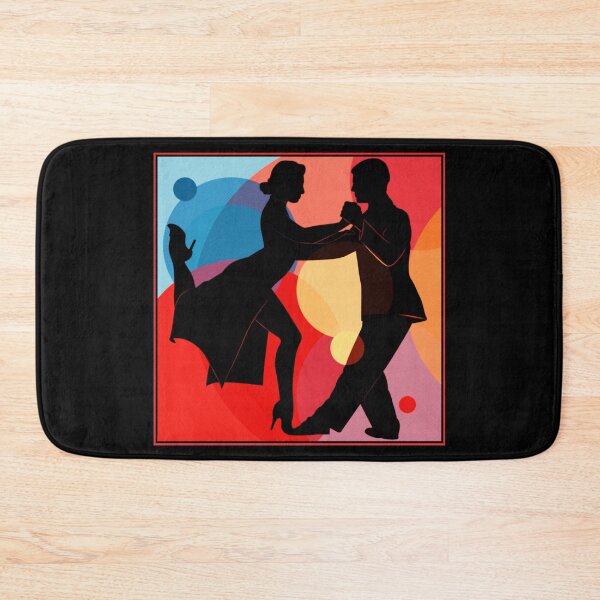 Item preview, Argentine Tango Dance Couple Silhouette doing a Boleo designed and sold by infinitetango.