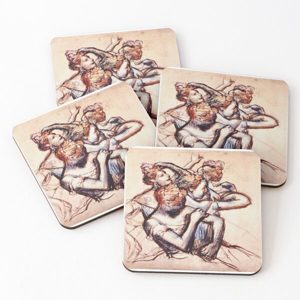 Item preview, 'Ballet Dancers In Half-Figure' by Degas (Reprint) designed and sold by Classic Visions Gallery.