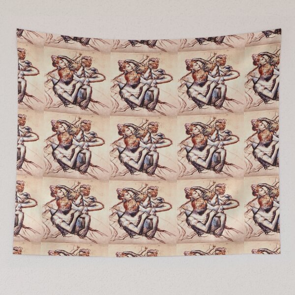 Item preview, 'Ballet Dancers In Half-Figure' by Degas (Reprint) designed and sold by Classic Visions Gallery.