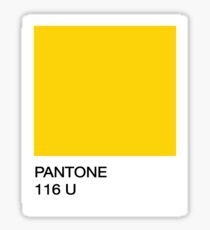 PANTONE Yellow Sticker