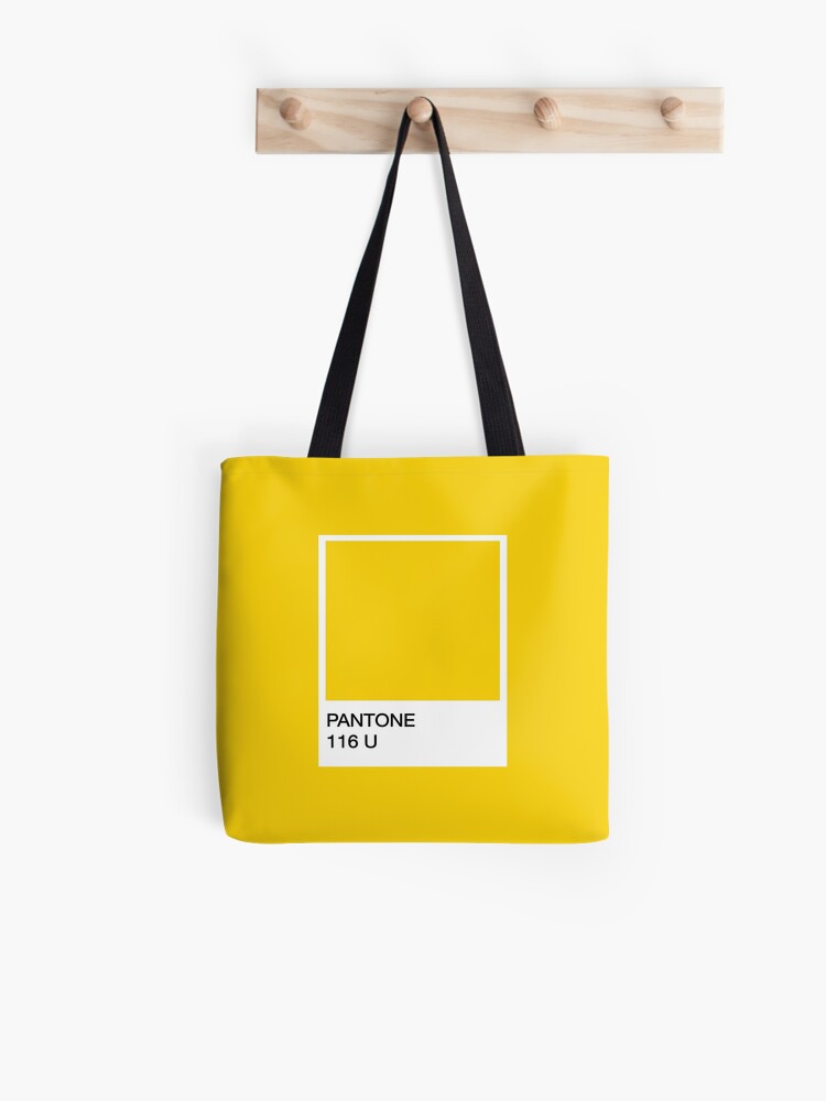 yellow tote handbag