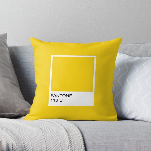 PANTONE Amarillo Cojín