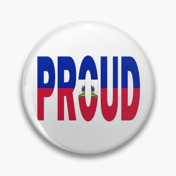 Item preview, Haiti Flag Designed in The Word Proud - Haitian - Soca Mode designed and sold by Soca-Mode.