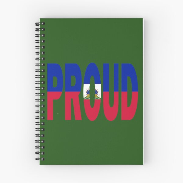 Item preview, Haiti Flag Designed in The Word Proud - Haitian - Soca Mode designed and sold by Soca-Mode.