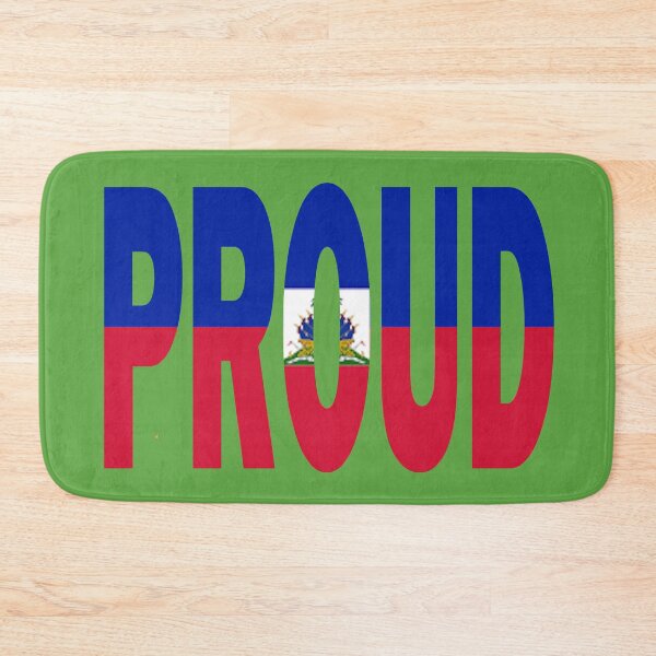 Item preview, Haiti Flag Designed in The Word Proud - Haitian - Soca Mode designed and sold by Soca-Mode.