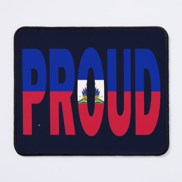 Item preview, Haiti Flag Designed in The Word Proud - Haitian - Soca Mode designed and sold by Soca-Mode.
