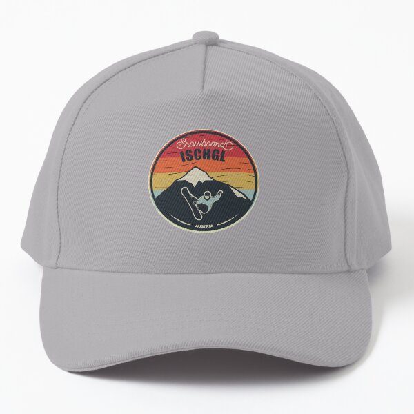 Retro Snowboard Ischgl Österreich Baseball Cap