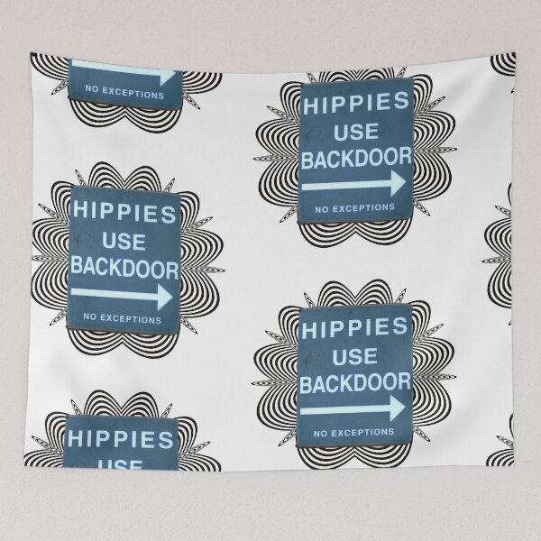 Item preview, Hippies Use Backdoor - Tripping Into The Past designed and sold by SewnMemories.