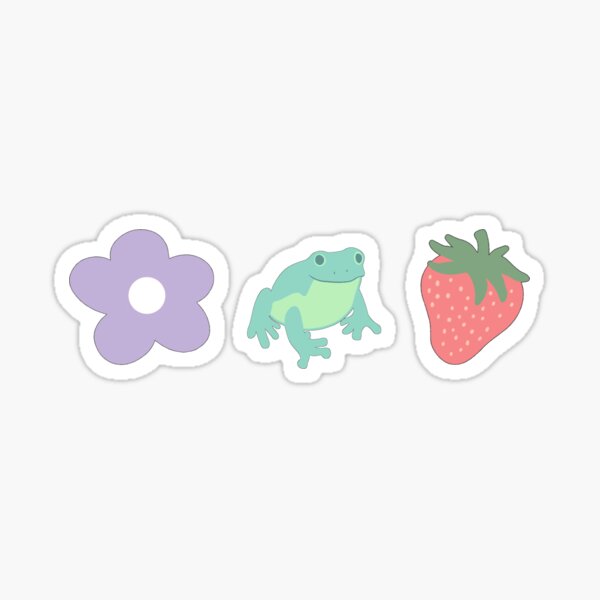 Item preview, Flower, Frog and Strawberry designed and sold by leoninestudios.