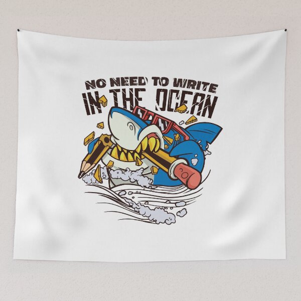 Item preview, No need to write in the ocean  designed and sold by TRIBExSPACE.