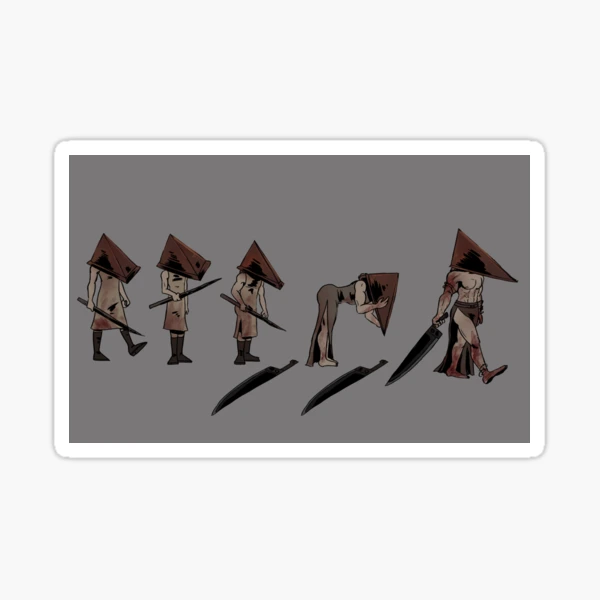 Pyramid Head Sticker for Sale by eriowos