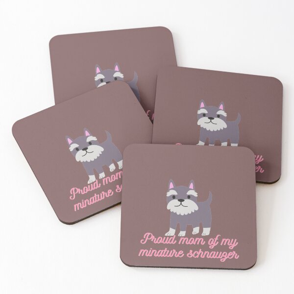 Item preview, Proud Mom of a miniature schnauzer! designed and sold by Byoudesigns.
