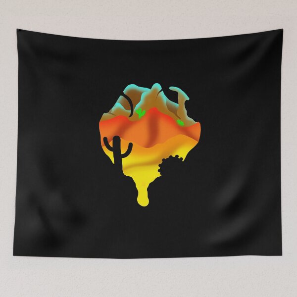 Item preview, Badlands National Park minimal art design designed and sold by TropicalHut.
