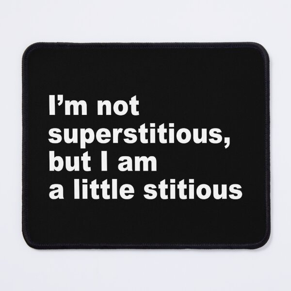 Item preview, I'm Not Superstitious - The Office designed and sold by capecodgoods.