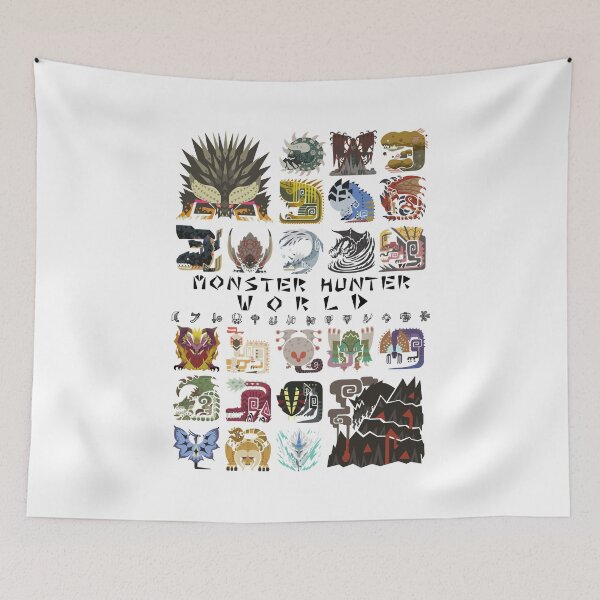 Item preview, Caracteres símbolos de cazador de monstruos designed and sold by WaltersRobert.