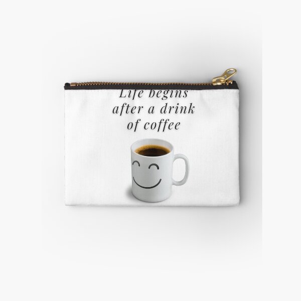 Item preview, Life begins after a drink of coffee design designed and sold by Lorets-Designs.