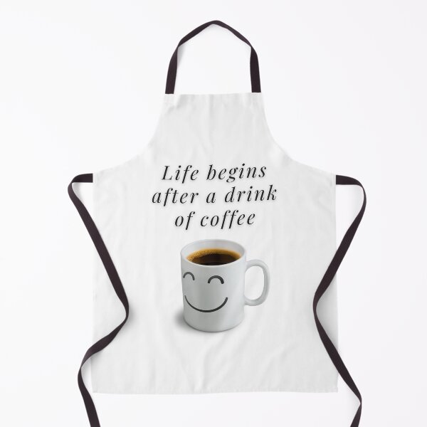 Item preview, Life begins after a drink of coffee design designed and sold by Lorets-Designs.