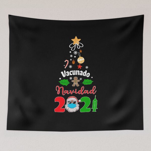 Artikelvorschau, Vacunado Navidad 2021 Lindo Arbol Nochebuena Pijama Familiar entworfen und verkauft von PrintOfi.