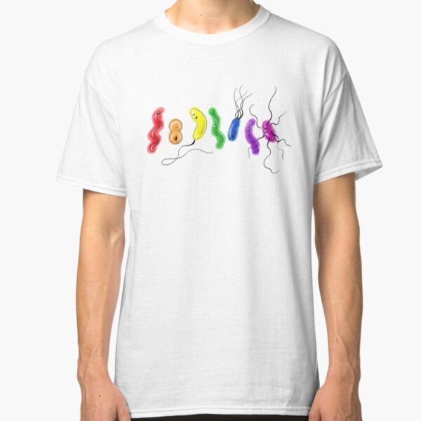 Pride Rainbow Bacteria Classic T-Shirt